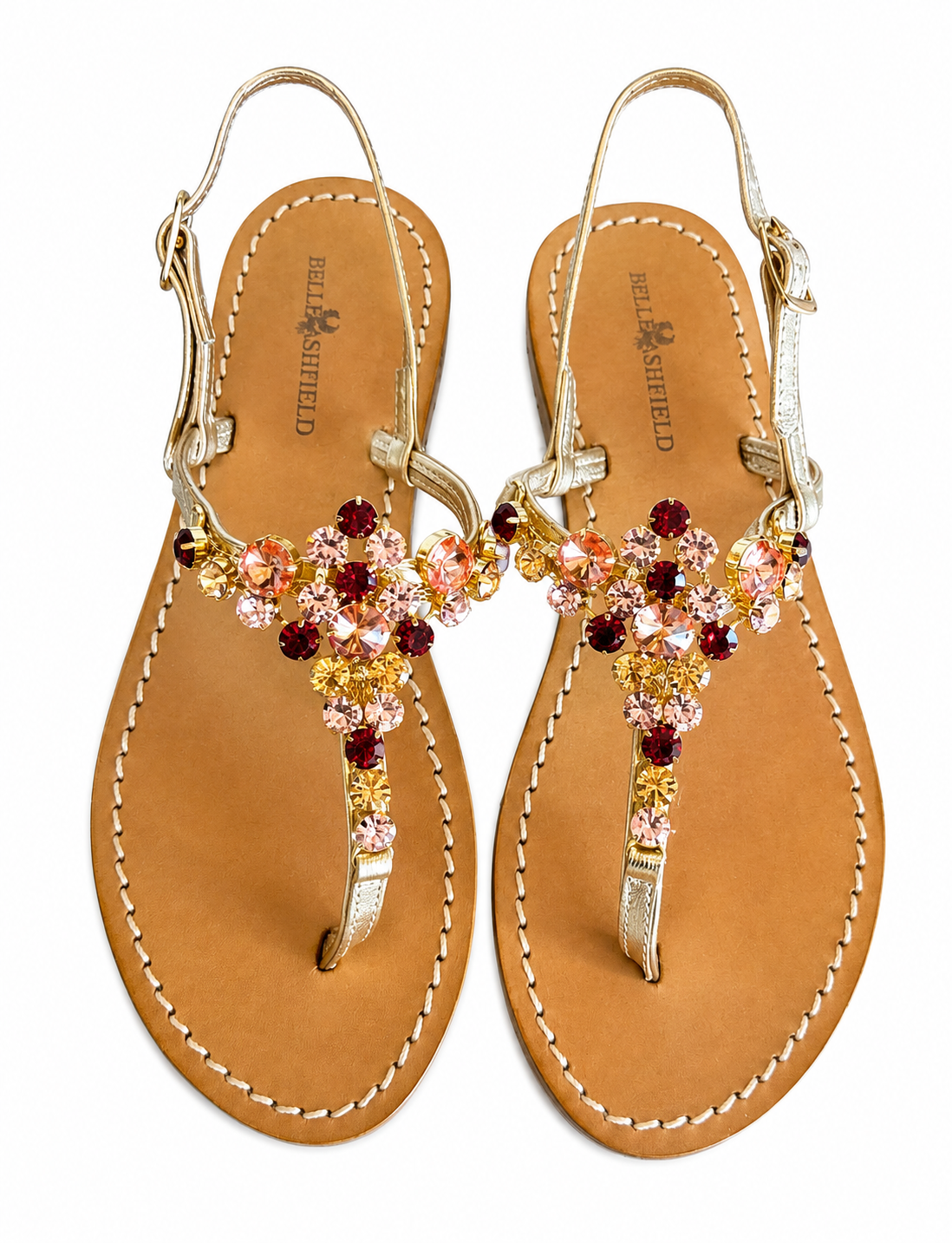 Sandalo Strass Rosa