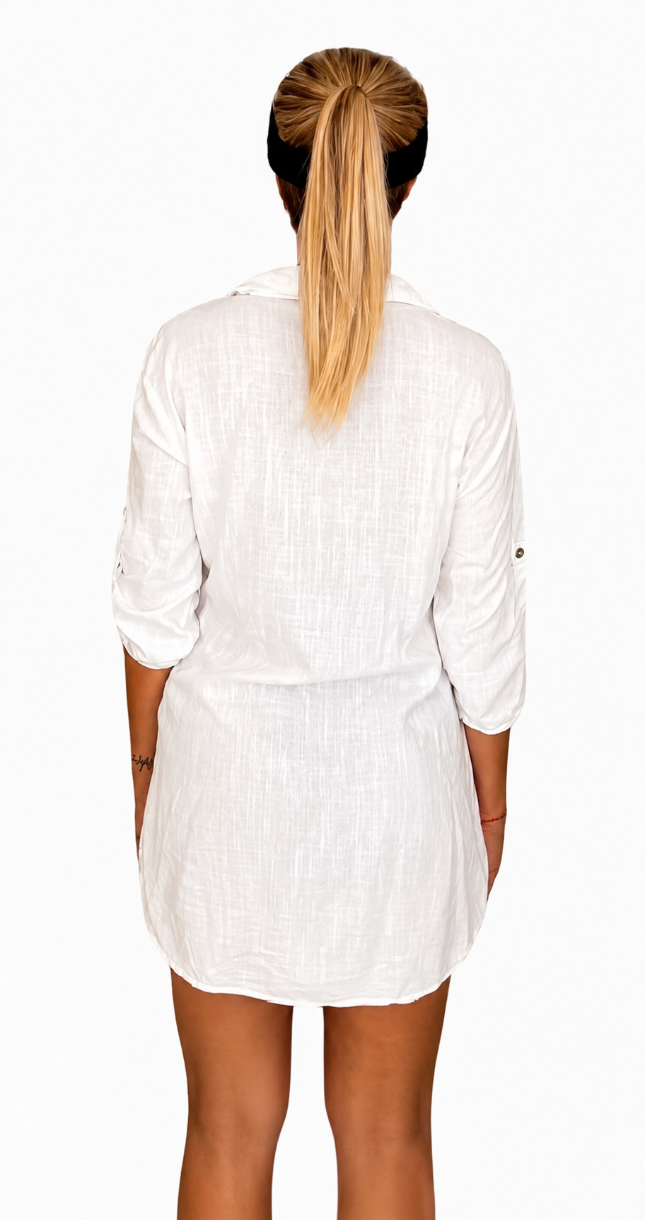 Camicia in Lino Bianco