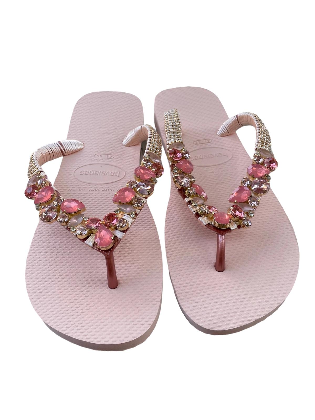 Infradito Havaianas Rosa con pietre rose